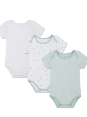 Lake Baby Bodysuits Bundle in Parisian Green
